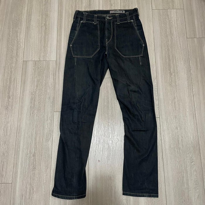 老款 LEJ Levi's levis 502 10011-0010 W29 L32 深藍刷色小直筒牛仔褲 512