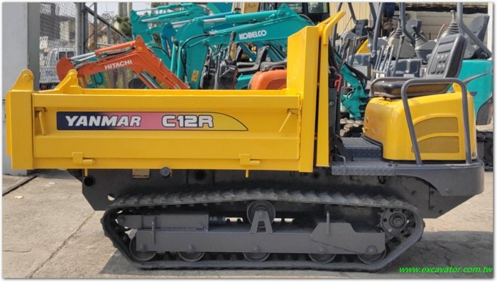 日本進口YANMAR_C12R-A外匯中古匯履帶式工程搬運車中古挖土機怪手庭院園藝景觀民宿樹木移植水電工程