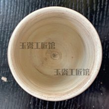 韓國人間國寶青坡窯李殷九大師手作茶杯口徑4cm高5cm 手刻仙鶴原