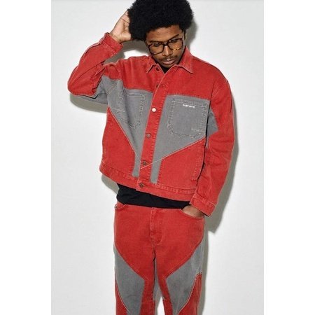 紐約范特西】預購SUPREME FW22 2-Tone Paneled Denim Jacket 紐約范特西】預購SUPREME FW22 2-Tone Paneled Denim Jacket