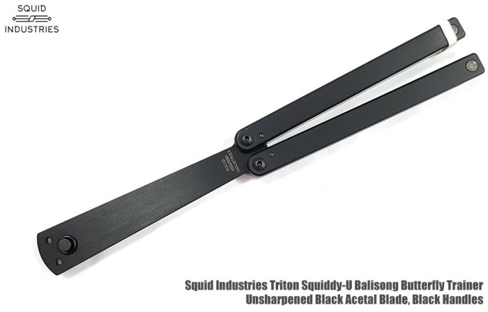 angel 精品館】Squid Industries Squiddy-B 黑色柄黑刃訓練用塑膠鋼