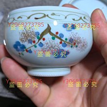 日本回流。彩繪蓋杯。款尺寸：口徑：7.6 總高：7 品不古玩收藏老物件