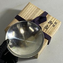 藏舊尋寶屋】老日本大阪浪華錫器錫製錫半錫盃/御盃/お盃一入120g
