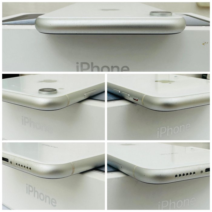 iPhone XR 128G 二手機 白色 刷卡分期【米米瑞隆】高雄實體 可出租 C0843 中古機