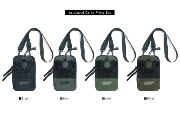 Matchwood Delta Phone Bag 手機隨身斜背小包 掛腰包 露營吊掛袋-共四色