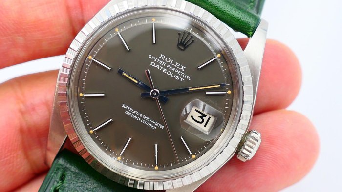 【美好時光】罕見特殊槍色面（深鐵灰）！ROLEX勞力士經典款1603自動上鏈1570機芯 ( 1601 16014 16234等參考）