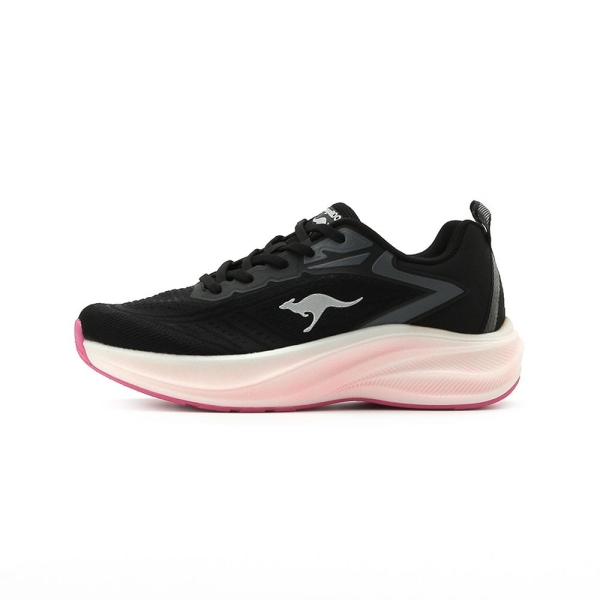KANGAROOS VELOCITY 雙密度科技跑鞋 黑粉 KW61410 女鞋