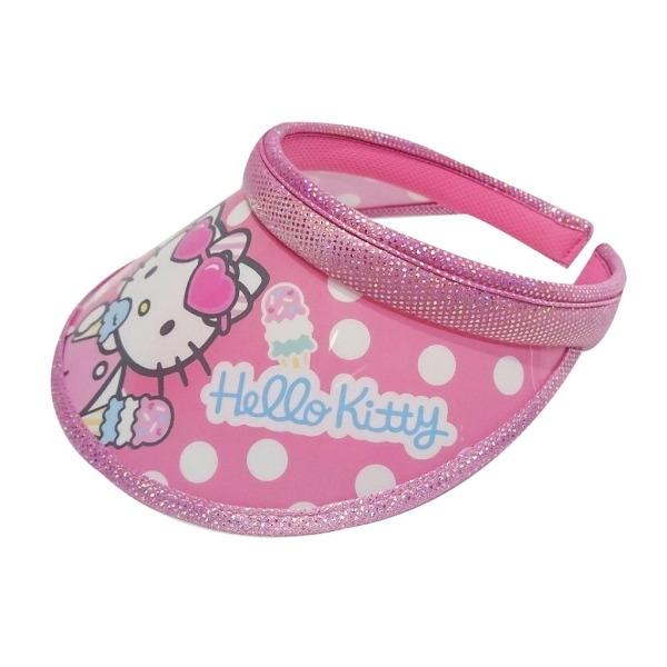 【震撼精品百貨】Hello Kitty 凱蒂貓~日本 三麗鷗SANRIO 凱蒂貓 KITTY 遮陽帽-冰淇淋*98603