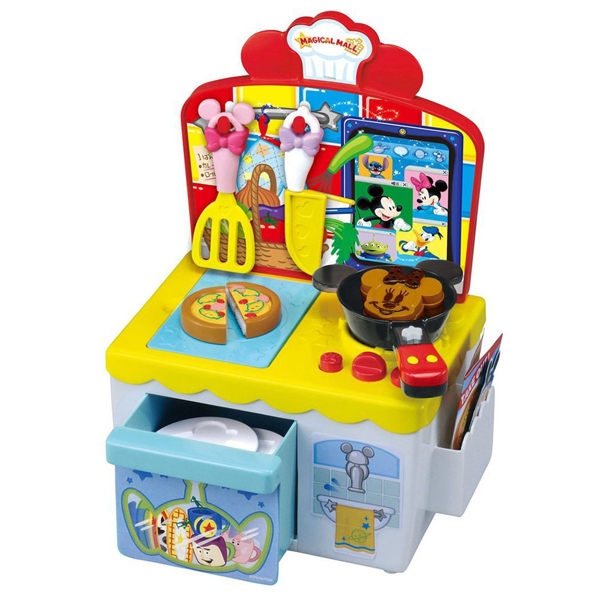 【震撼精品百貨】Micky Mouse 米奇/米妮 ~迪士尼神奇超市 廚房餐廳兩用組