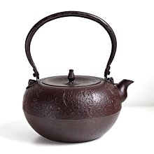 1057【南部 釜師 及川恒 鉄瓶 共箱】在銘 時代 古玩 煎茶道具