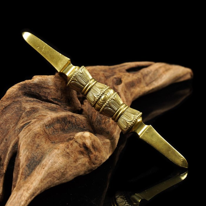 菩多佛教文物-日本19-20世紀東密法器-獨鈷杵(長15.2公分) | Yahoo拍賣