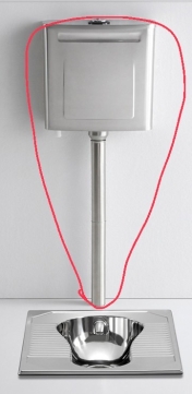 【麗室衛浴】不銹鋼水箱適合白鐵蹲式/座式 型號 A-344-4 product lightbox image 2