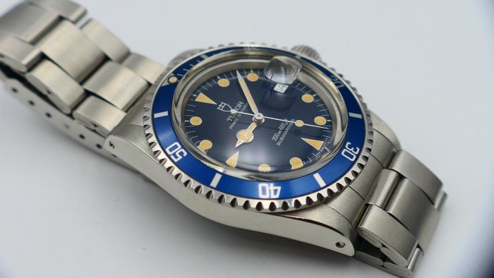 【美好時光】罕見藍色版本膏藥面藍水鬼TUDOR 79090大全配 ROLEX勞力士龍頭底蓋 ( 1680 5513 1665 參考）