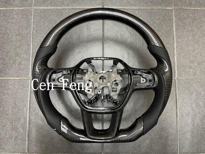 涔峰ＣＦ☆(碳纖維) 23年後 CRV CRV6 CR-V 6代 碳纖維 方向盤 變形蟲 平把 卡夢 Carbon