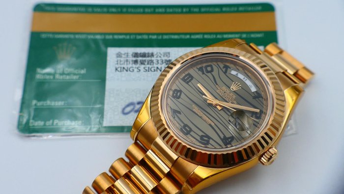 【美好時光】個人收藏逸品!錶頭膠膜都在!停產41MM大Daydate勞力士ROLEX 218235 最霸氣最大的DD