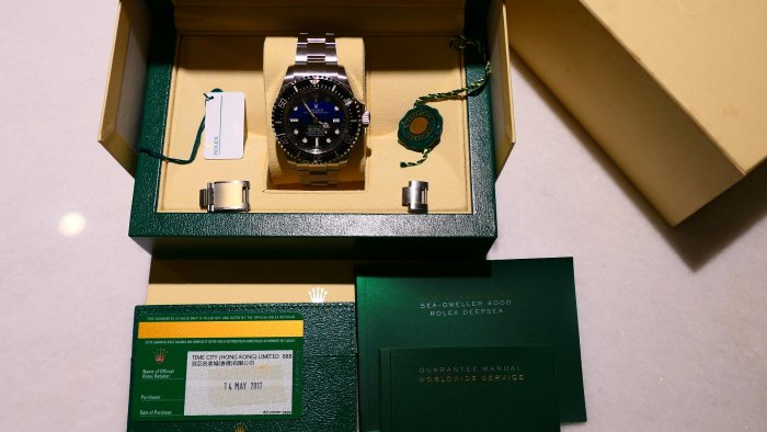【美好時光】ROLEX 勞力士 116660 DEEPSEA BLUE盒單全超美品 ( 126660 136660 參考）