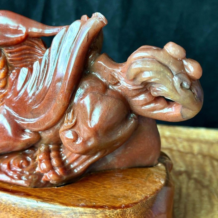 壽山石貔貅壽山石飛天貔貅招財貔貅財位首選附台灣證書1848 | Yahoo拍賣