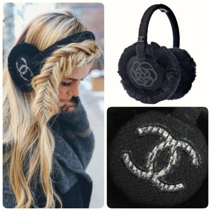 Chanel ❤️ 山茶花 保暖耳罩