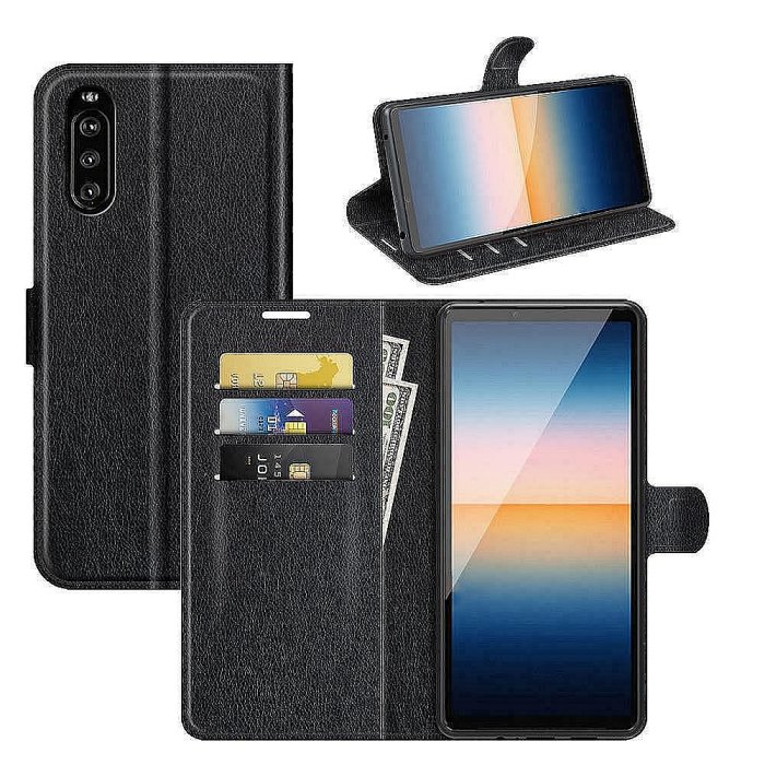 【惠民推薦館】索尼 Xperia 10 II III V IV 翻蓋卡槽手機殼保護套的豪華磁性手機殼滿200元出貨