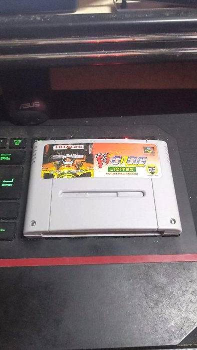 售出不退/SFC卡帶/卡匣/Super F1 Circus Limited/當未測試品、故障品、無法讀取品、外觀嚴重受損品/售出不退