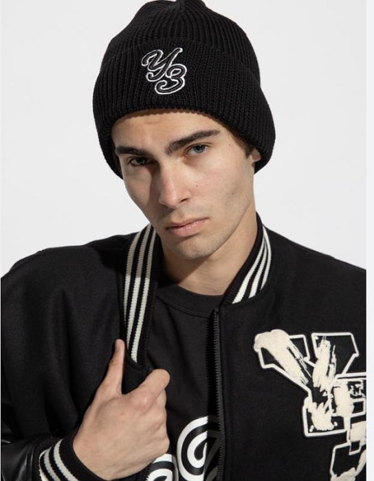 【就是愛買正品】【現貨】 Y-3 經典 羊毛帽 LOGO 圖騰 adidas 山本耀司 聯名 帽子