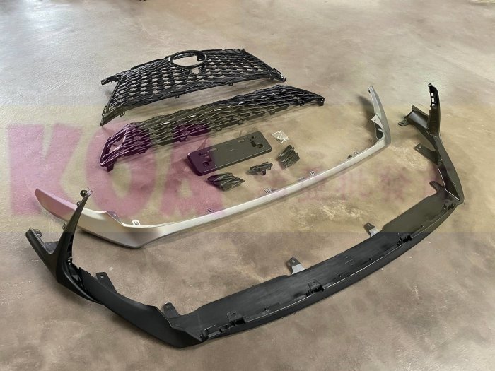 14-17 年 凌志 LEXUS NX200 NX200T NX300 改裝 F款 水箱罩 前下巴 空力套件