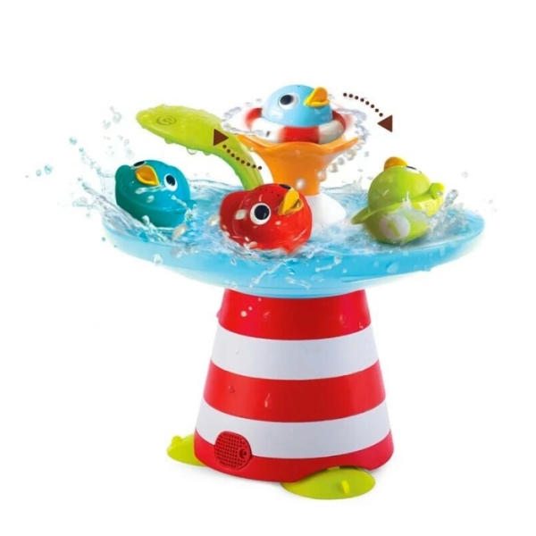 以色列 Yookidoo 戲水玩具-魔法小鴨噴泉/洗澡玩具