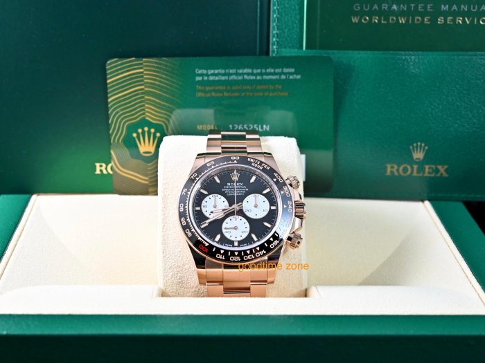 預定]ROLEX 勞力士126525 LN Lemans Daytona 利曼100週年骰子面透明錶