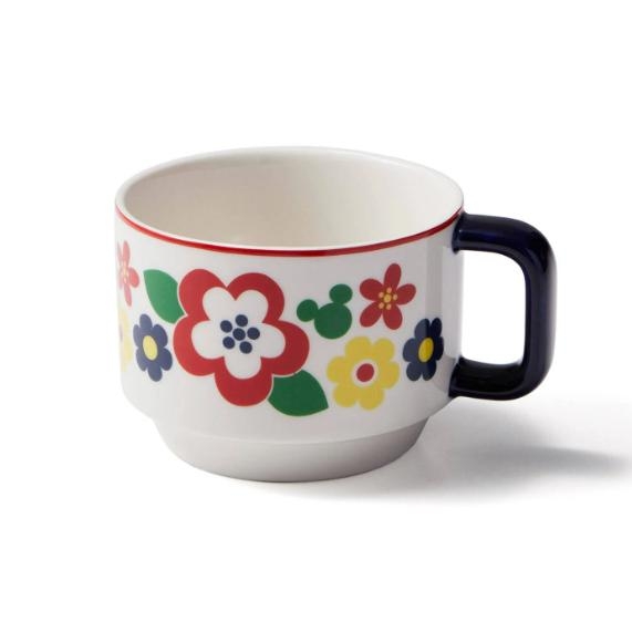 【震撼精品百貨】Micky Mouse 米奇/米妮 ~日本迪士尼DISNEY 米妮陶瓷馬克杯-復古小花*26945