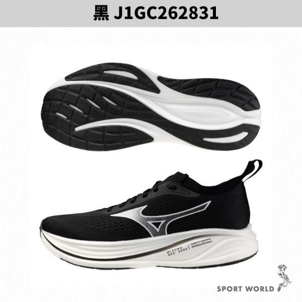 Mizuno 美津濃慢跑鞋男鞋NEO ZEN 2 黑【運動世界】J1GC262831 | 慢跑鞋