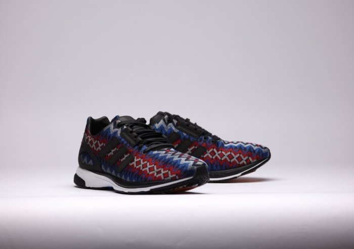 FLUX DS volcano 超希少 現48折南◇ ADIDAS 愛迪達ZX FLUX 編織民族風閃電鋸齒彩色彩虹費