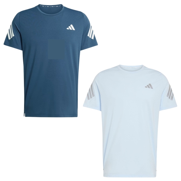 Adidas 排汗短袖上衣 男裝 涼感 反光 靛藍/冰藍【運動世界】JZ7692/JZ7699