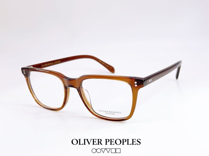 本閣】Oliver Peoples SChayeR OV5031 復古手工光學眼鏡大方框透明茶色