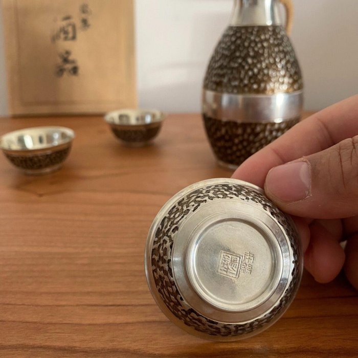 日本錫器錫杯錫酒杯錫酒壺錫壺本錫錫半錫器錫酒器冬天溫酒最佳尺寸壺11