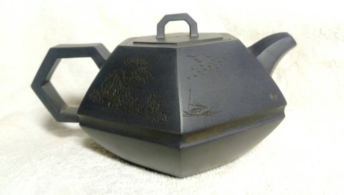 乾坤閣沈惠芬六方合斗壺(名家壺) 約300cc | Yahoo拍賣