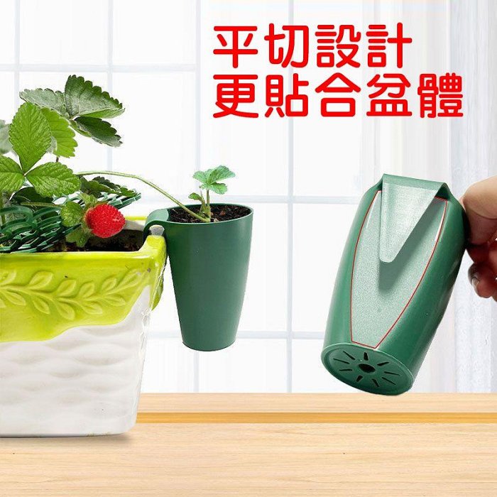 【珍愛頌】N412 草莓育苗杯 草莓種殖杯 外掛草莓育苗盆 草莓繁殖杯 草莓走徑繁殖杯 育苗杯 掛壁式繁殖杯 多肉育苗杯
