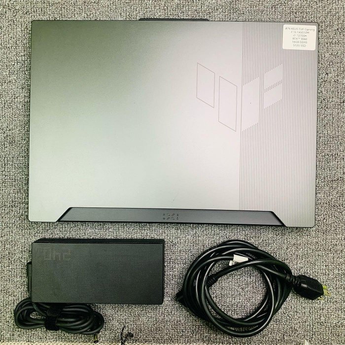 ASUS TUF Gaming F15 FX507ZM+｜臺東二手電競筆電｜15.6吋｜i7-12700H｜RTX 3060｜#79
