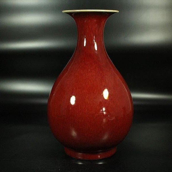 中国美術 釉裏紅 天球瓶 高36cm (HA367) 中国美術 釉裏紅 天球瓶 高36cm (HA367) 中国美術 釉裏紅 天球瓶 高