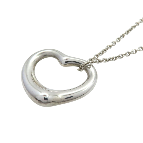 Tiffany & Co 蒂芬妮 925純銀 Open Heart 鏈墜 項鍊 【二手名牌BRAND OFF】