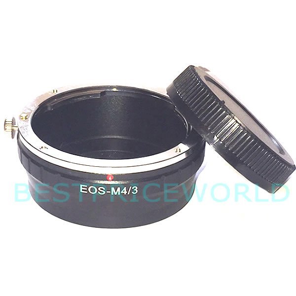 後蓋 Canon EOS EF鏡頭轉Micro M4/3相機身轉接環Olympus E-PL10 E-PL9 E-PL8