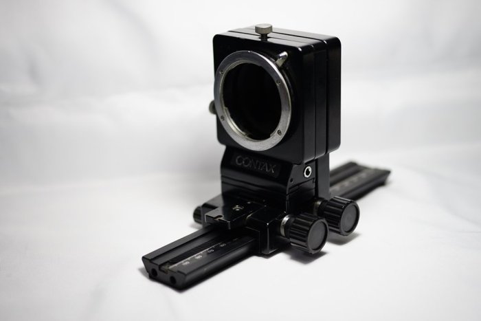 【レア物】CONTAX Zeiss S-Planar T* 100mm F4 S-Planar 100mm F4 役立たずのCONTAX オートベローズPC : ZEISS