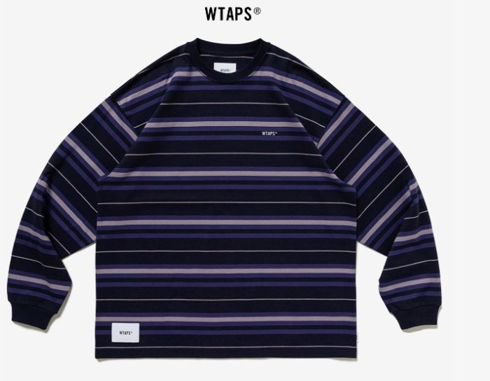 WTAPS 231ATDT-CSM21 BDY 02 / LS COTTON. TEXTILE. SIGN。太陽