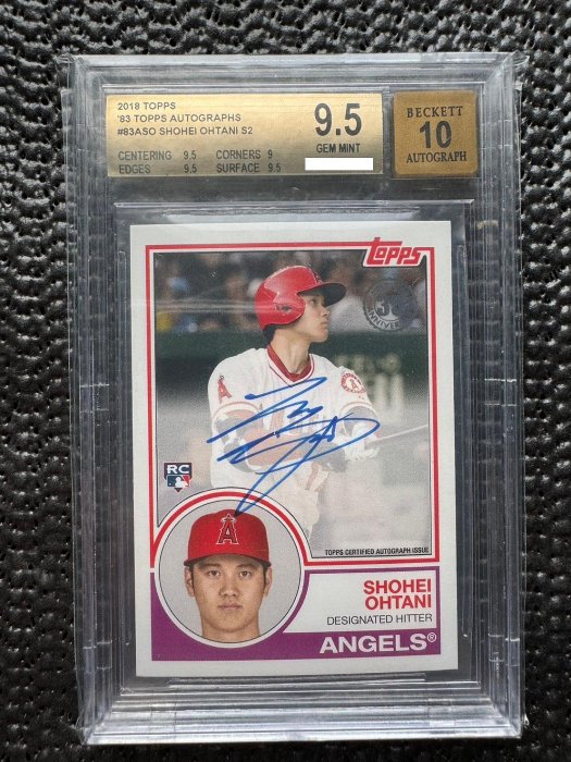 大谷翔平ルーキーカード 2018 Topps Update #US1 gold ルーキーイヤー