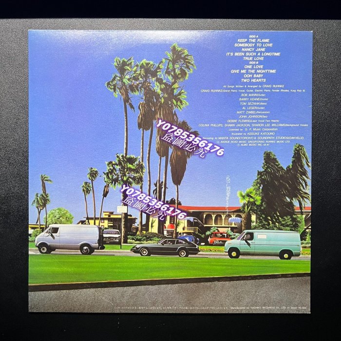 可議價）-Craig ruhnke-True Love 黑膠唱片LP 經典AOR神專SUX-24