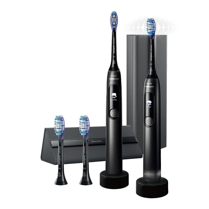 💓好市多代購/免運最便宜💓 Philips 飛利浦 Sonicare 充電式智慧電動護齦牙刷2入組 (電動牙刷握柄X2) HX3792 防水等級 IPX7