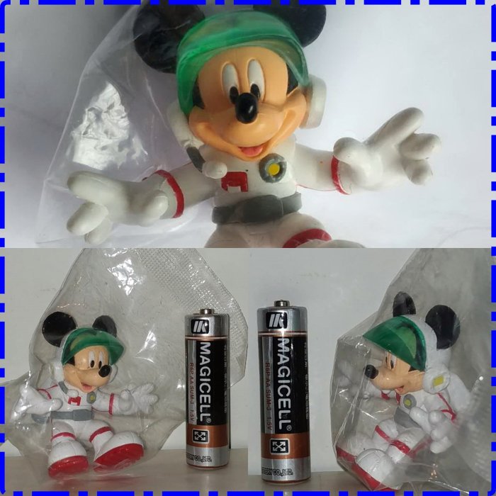 全新未拆~米老鼠~米奇~太空人造型~太空人裝~迪士尼~迪士奈~disney~玩具~公仔~Mickey~可當收藏.擺飾