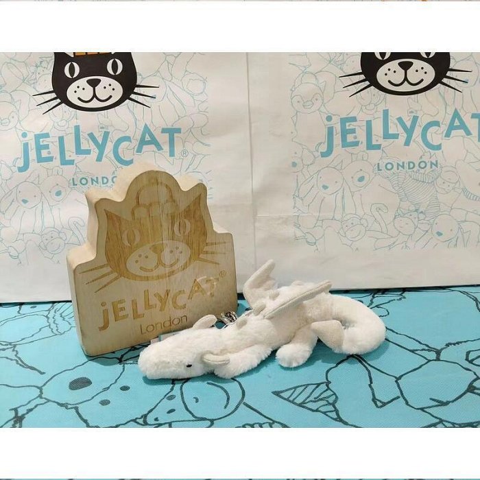 絢爛星空英國jellycat雪龍包包掛件可愛毛絨玩具玩偶娃娃包包掛飾鑰匙扣