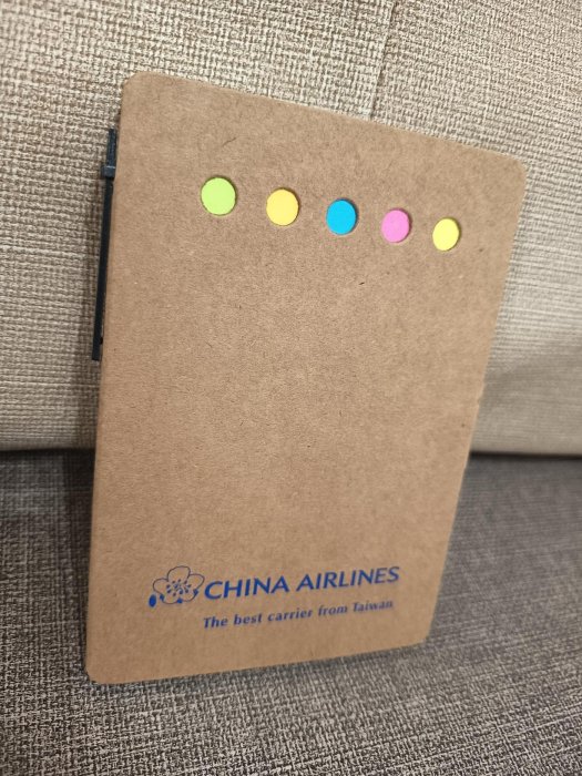 💃China Airlines 中華航空 附筆 筆記本  華航便條紙 便條本 MEMO紙