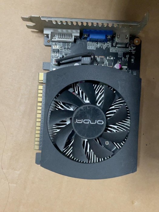 昂達GTX750ti 典范 4Gd5 ，單風扇顯卡，成色新，無需供電，體積小不占地方，300w以上電源就能帶，魯大師跑分-【IPASON電腦配件城】
