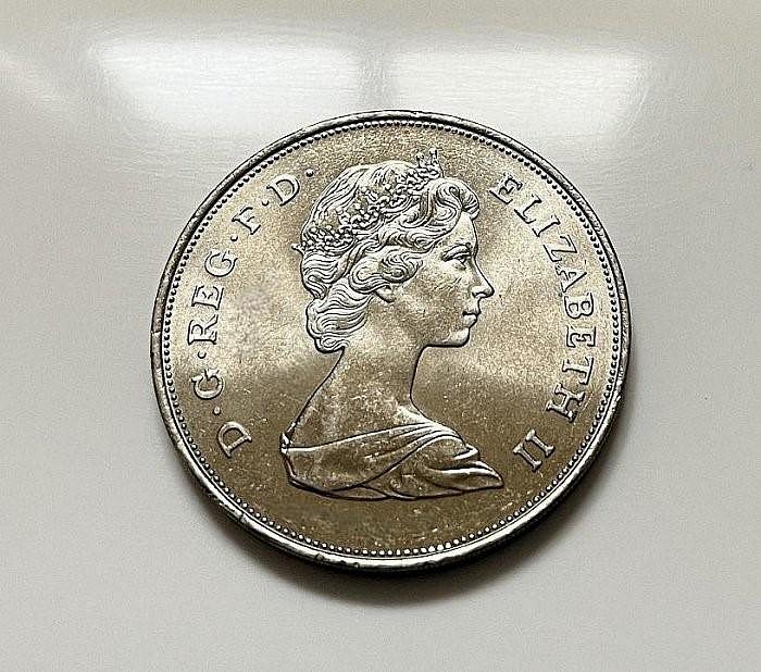 1980 年英國伊莉莎白2世Elizabeth 王太后誕辰80週年25 New Pence 紀念